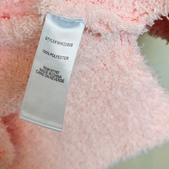 INNER CIRCLE Pink Turtleneck Long Sleeve Super Soft Knit Sweater SMALL NWT Plush - Picture 4 of 4